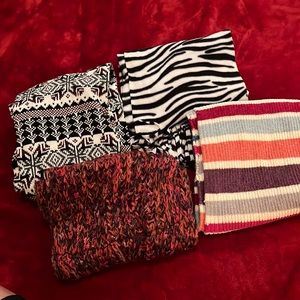 (4) Woman’s Winter Scarves 🧣